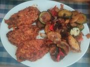 Una foto de pollo barbacoa