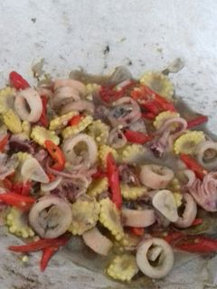 Foto resep Tumis Cumi & Baby corn