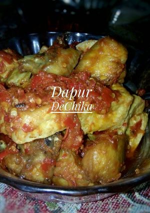 Foto resep Ayam goreng dan tahu balado