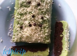 Foto resep Brownis kukus Choco Macha latte (By_chocolattos)