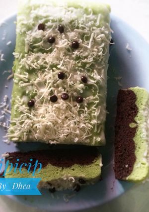 Foto resep Brownis kukus Choco Macha latte (By_chocolattos)