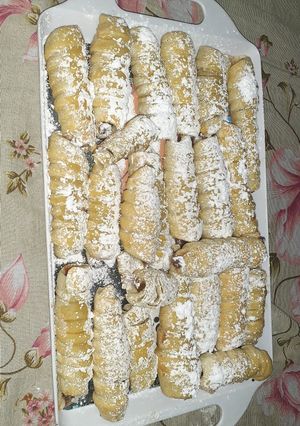Una foto de Cañoncitos de dulce de leche