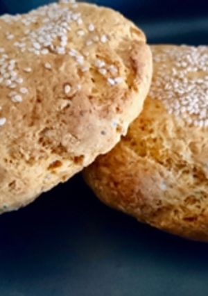 Une photo de Pain burger à la patate douce