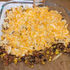 A picture of Chili casserole.