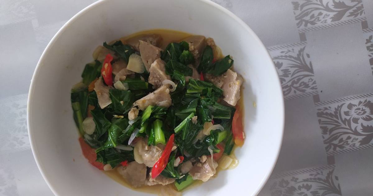 740 resep cah caisim bakso enak dan sederhana ala rumahan Cookpad