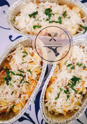 Foto resep Schotel Macaroni Sayur Kukus