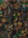Oseng tempe ati ampela mentok cabe ijo