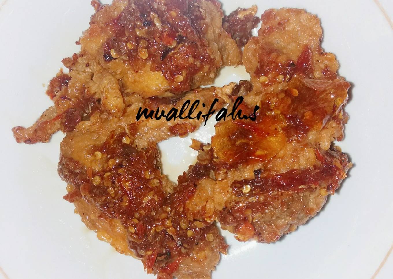 Ayam Goreng Sambel Mercon ala Tanboy Kun