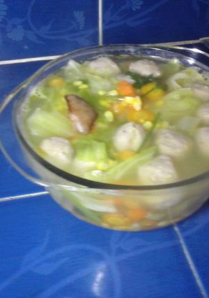 Foto resep Sup ati jagung baso