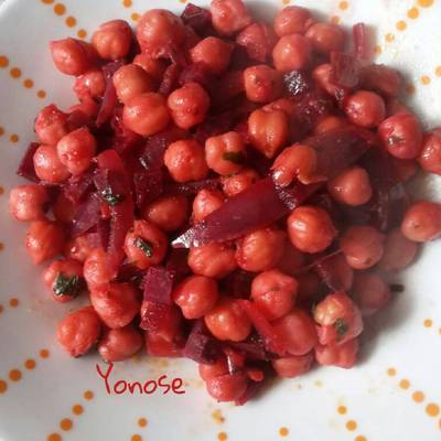 Garbanzos rojos Receta de yonose- Cookpad