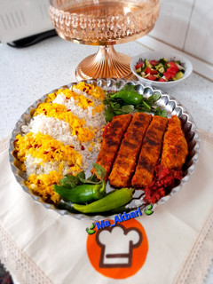 عکسی از دستور ☘️کباب تابه ای مرغ