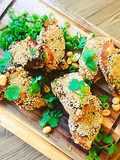 Sourdough prawn toast