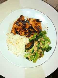Foto resep Ayam bbq steak - sayur brokoli