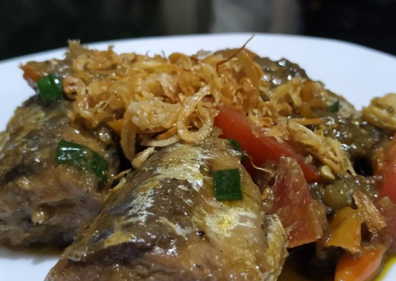 Tumis Sarden Kaleng Cabe Hijau