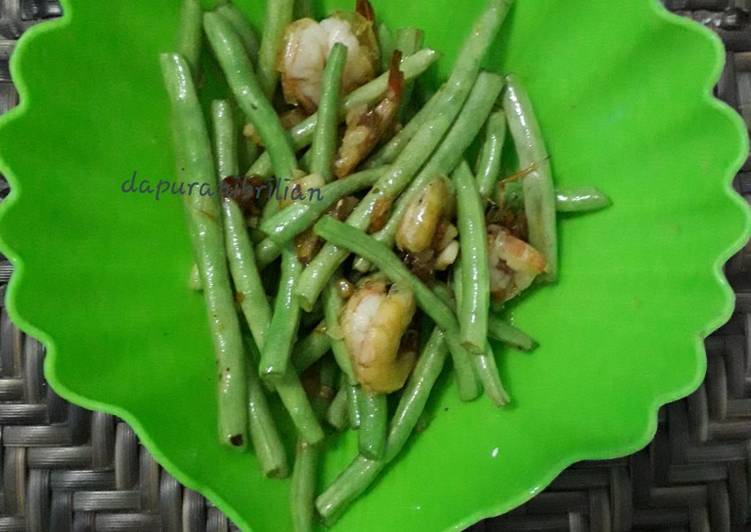 Tumis baby buncis batita kres2 mantul