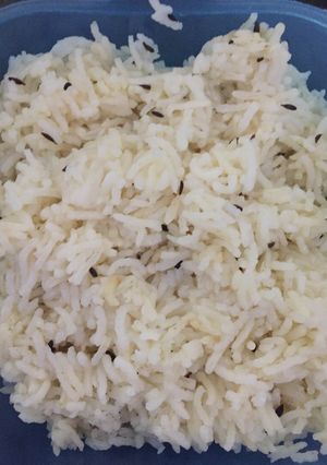 A picture of Jeera rice.