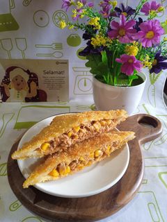 Foto resep Roti Goreng Isi Tuna Mayonaise