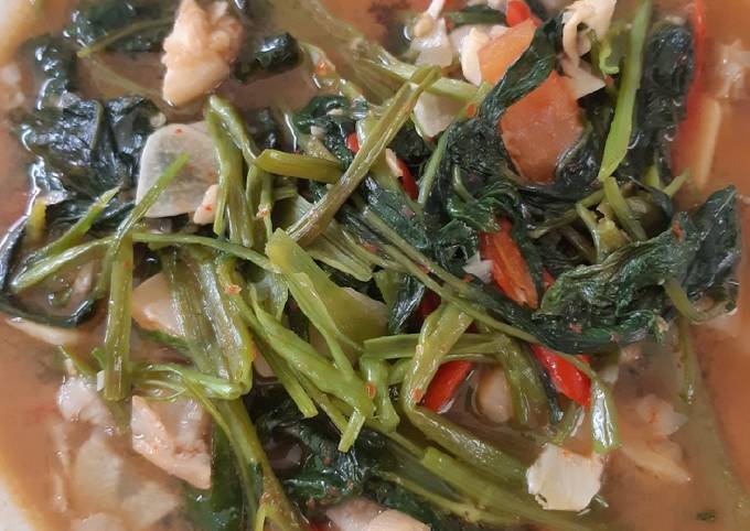 Resep Tumis kangkung maknyus Anti Gagal