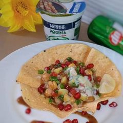 A picture of Papar chaat.