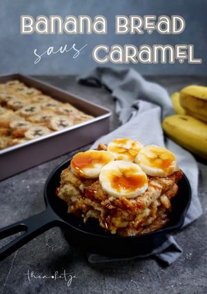 Foto resep Banana Bread Saus Karamel