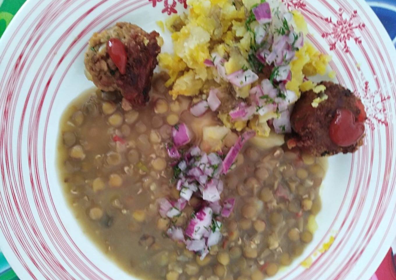 Albóndigas de avena y Carve