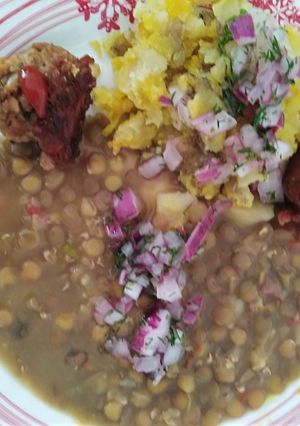 Una foto de Albóndigas de avena y Carve
