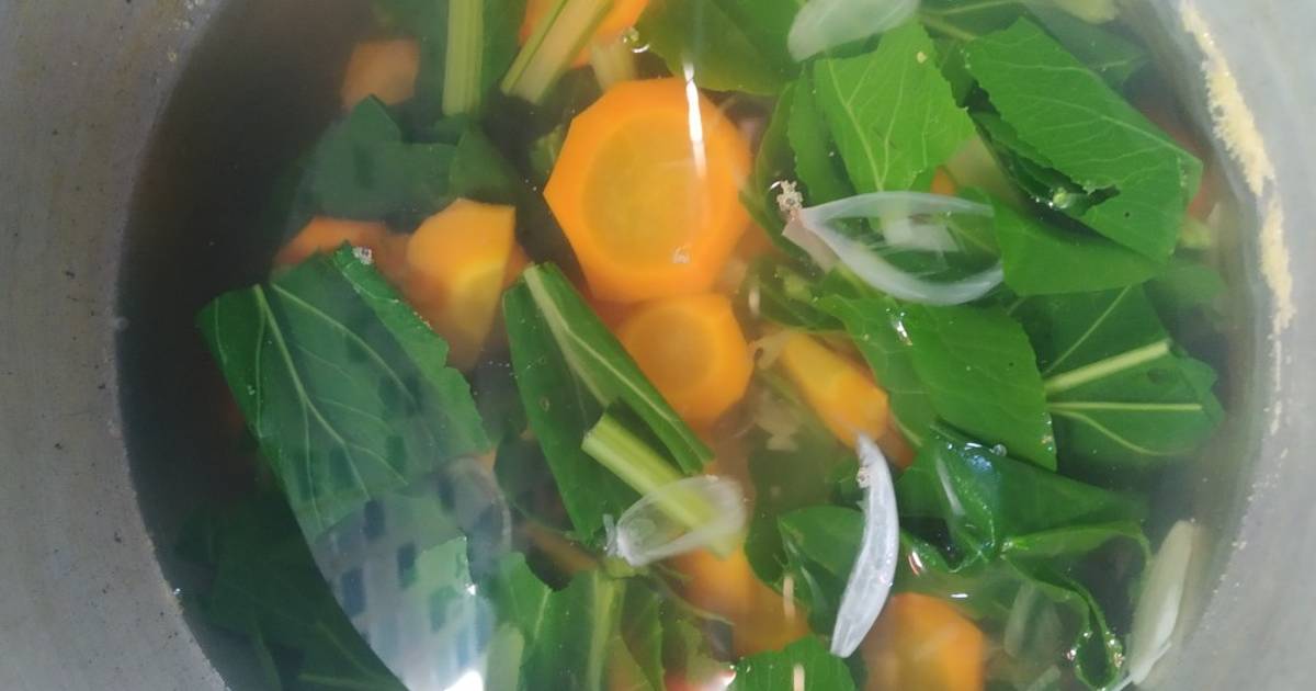 Resep Sayur Bening Sawi Wortel Oleh Wien A Lestarini Cookpad