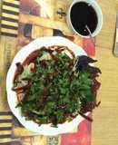 Gỏi/nộm đu đủ bò khô