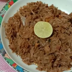 A picture of Resha Mutton gosht.