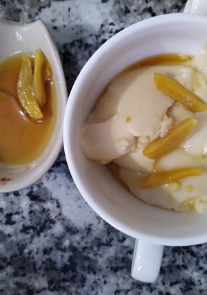 Hình của món Tàu hủ nước đường.