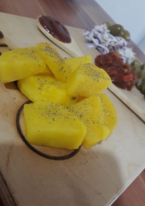 عکسی از دستور ساندویچ سیب زمینی با هدیه های کوکپدی❤