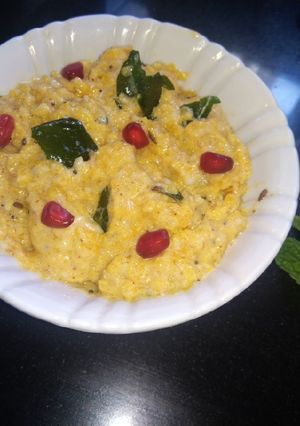A picture of Pumpkin bharta.