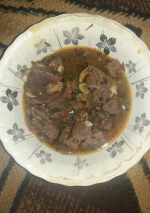 A picture of Stewed beef.