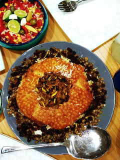عکسی از دستور عدس پلو