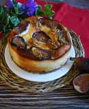 Cheesecake de cabra, higos y nueces