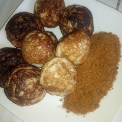 A picture of Masa is a traditional food of Hausa people is so delicious.