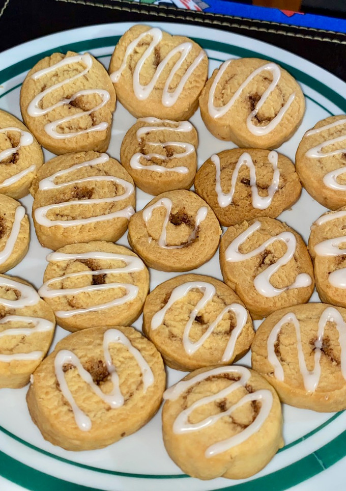 Una foto de Galletas de rollitos de canela