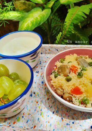 Une photo de Couscous aux légumes 🥣