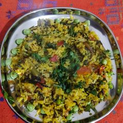 A picture of Mix veg pulao.
