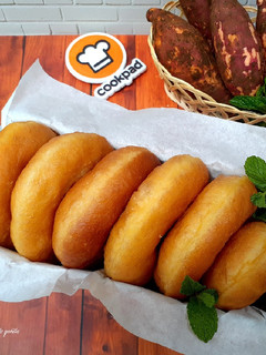 Foto resep Donat ubi white ring