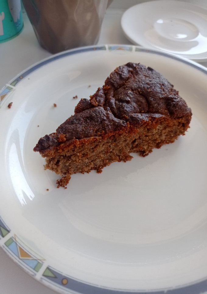 Una foto de Queque integral vegano de plátano y chocolate