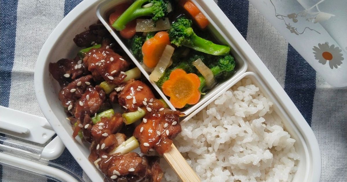Chicken Teriyaki ala HokBen ~ Bekal Anak TK