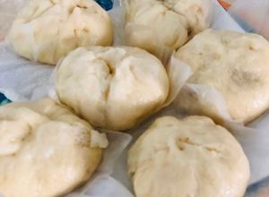 Una foto de Baozi con carne de cerdo Japonés BUTA-MAN🇨🇳🇺🇾🇯🇵豚まん
