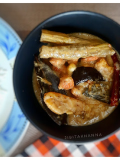 A picture of Dudh Shukto- (A healthy & Nutritious Veg Curry Soup).