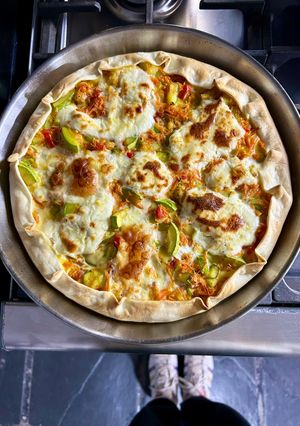 Una foto de Tarta de vegetales 🥕🌶️ 🥦