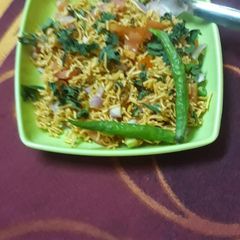 Bhel chat A picture of Bhel chat.