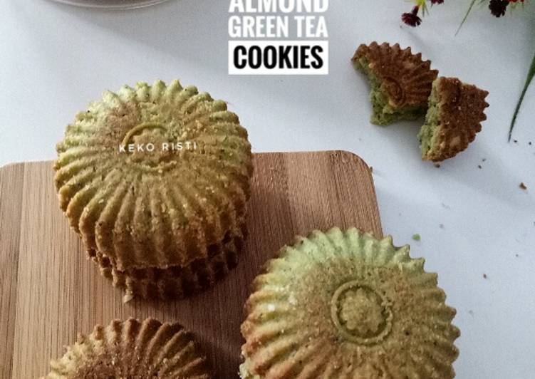 Almond Green Tea Cookies
