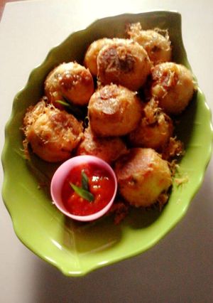Foto resep Perkedel tahu sosis