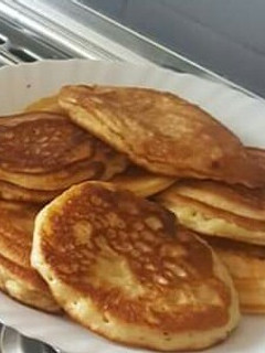 A picture of Lemon rind pancake.