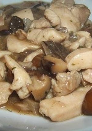 Φωτογραφία της συνταγής Κοτόπουλο με μανιτάρια